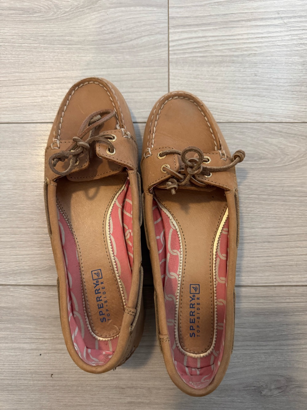 Sperry Women's Tan Leather Boat Shoes